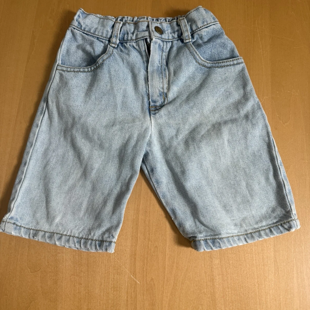 Short de sweat en coton bleu George Boys à rayures blanches taille 5-6