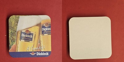 Diekirch A l'amitie! Brauerei Bierdeckel Bier