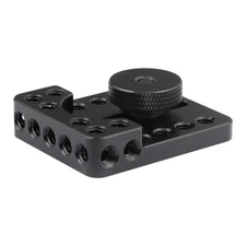 Quick Release Top Cheese Plate with Shoe Mount for DSLR Camera Cage - 2290