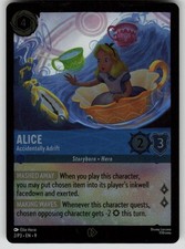 Alice - Accidentally Adrift Cold Foil Promo Disney Lorcana 2/P3 NM