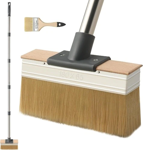Deck Stain Brush Applicator with Long Handle(59IN), 7IN Wide Deck Paint Brush... - Picture 1 of 2