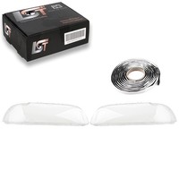 2X Streuscheibe Hauptscheinwerfer Glas Links Rechts FüR BMW 5Er E39 1995-2004