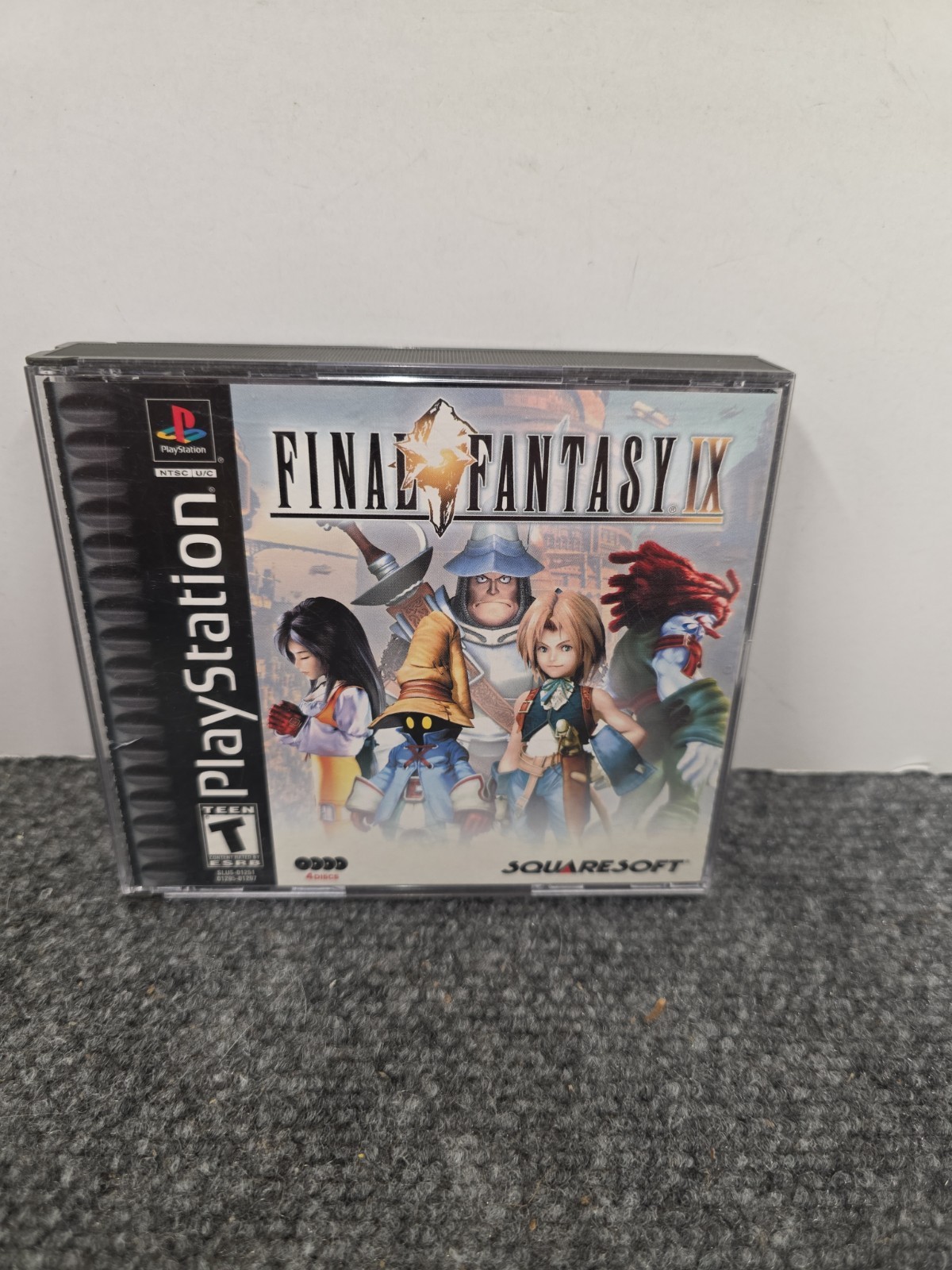 Final Fantasy 9 IX - Sony PlayStation 1 - Black Label - Complete! PS1 Legend RPG