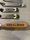 Vintage Beer Bottle Opener Lot Of 9 Becks,Ballentine,Pabst,Schmidts,Rheingold — photo 2