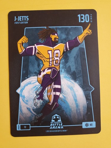 2025 Bo Jackson Battle Arena Alpha Update Blue #72 J-Jetts - First Edition