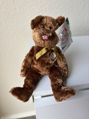 CHAMPION Beanie Baby Ty Fifa World Cup 2002 UNITED STATES with tag protector 