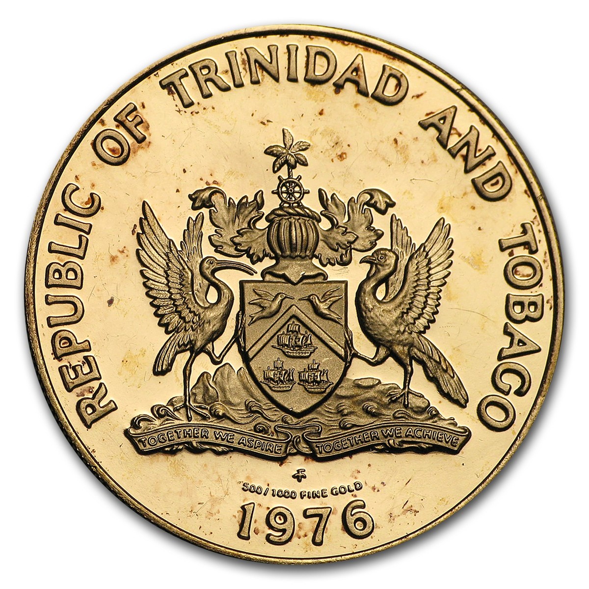 1976 Trinidad & Tobago Gold $100 Proof | eBay