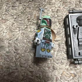 lego star wars 75060 slave 1 99% complete with boba fett and han solo carbonite
