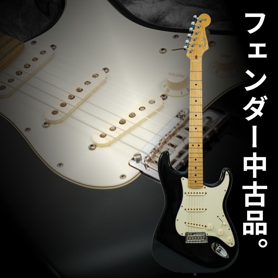 Fender American Professional Stratocaster (Black/Maple) Electric Guitar Used