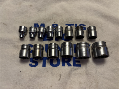 #ad Snap on Tools USA 3 8quot; Drive 14pc SAE 12pt Shallow Chrome Socket Set 211FY 3 $233.00