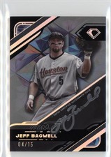 2025 Diamond Icons Black Polychromatink Silver /15 Jeff Bagwell Auto HOF 6fs