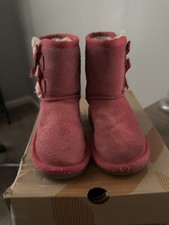 Ugg Koolaburra Fushia/Pink T Victoria Snow Winter Short Boots Size 6 with Box