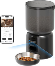 Smart Automatic Cat Feeder with Camera, APP Control & Night Vision - 4L Capacity