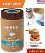 Creamy Bare Smooth Almond Butter 16oz - , Keto, Sugar-Free Nutrition