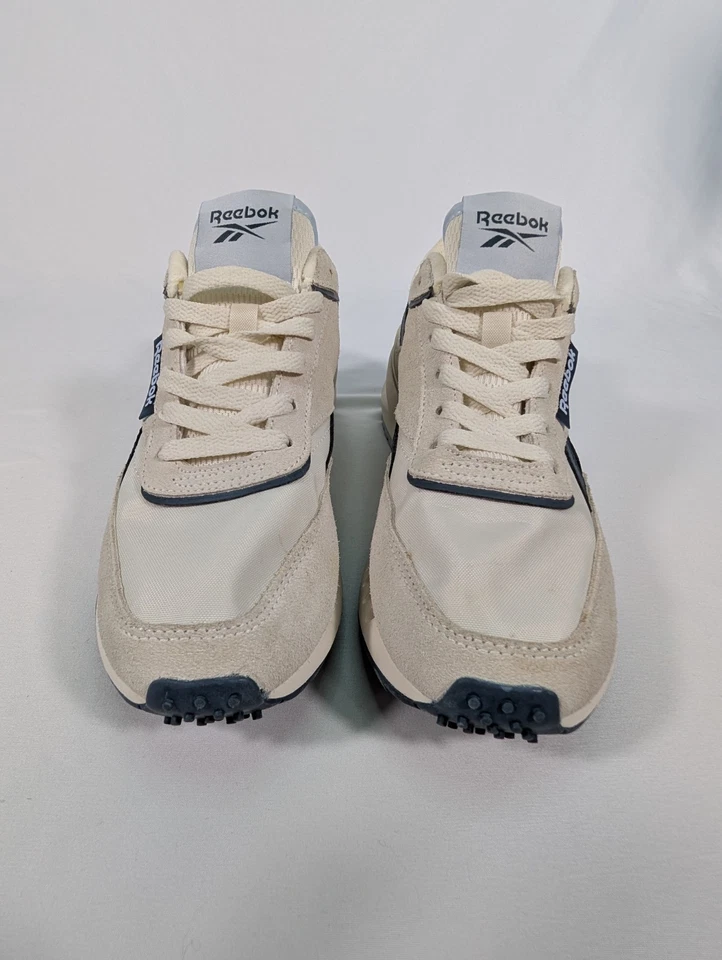 Reebok Womens Forte Racer White Off White Blue Lace Up Sneakers Shoes Size 8.5 - Image 2 of 4