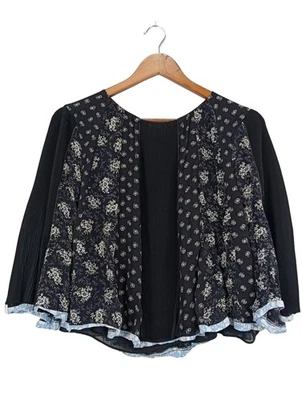CLUB MONACO Blouse en soie Dames Blouse T EU 36 noir-blanc style décontracté - Photo 1/4
