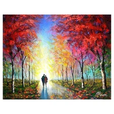 Mark Braver Hand Signed Original Painting on Canvas