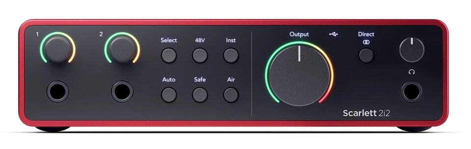 Focusrite Scarlett 2i2 4th Gen Studio Recording USB Audio Interface+Software - Image 3 of 4