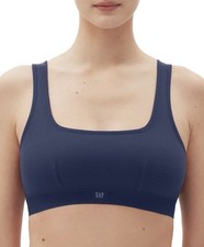 Gap GapBody Logo Comfort Bralette - Elysian Blue, Size-Large