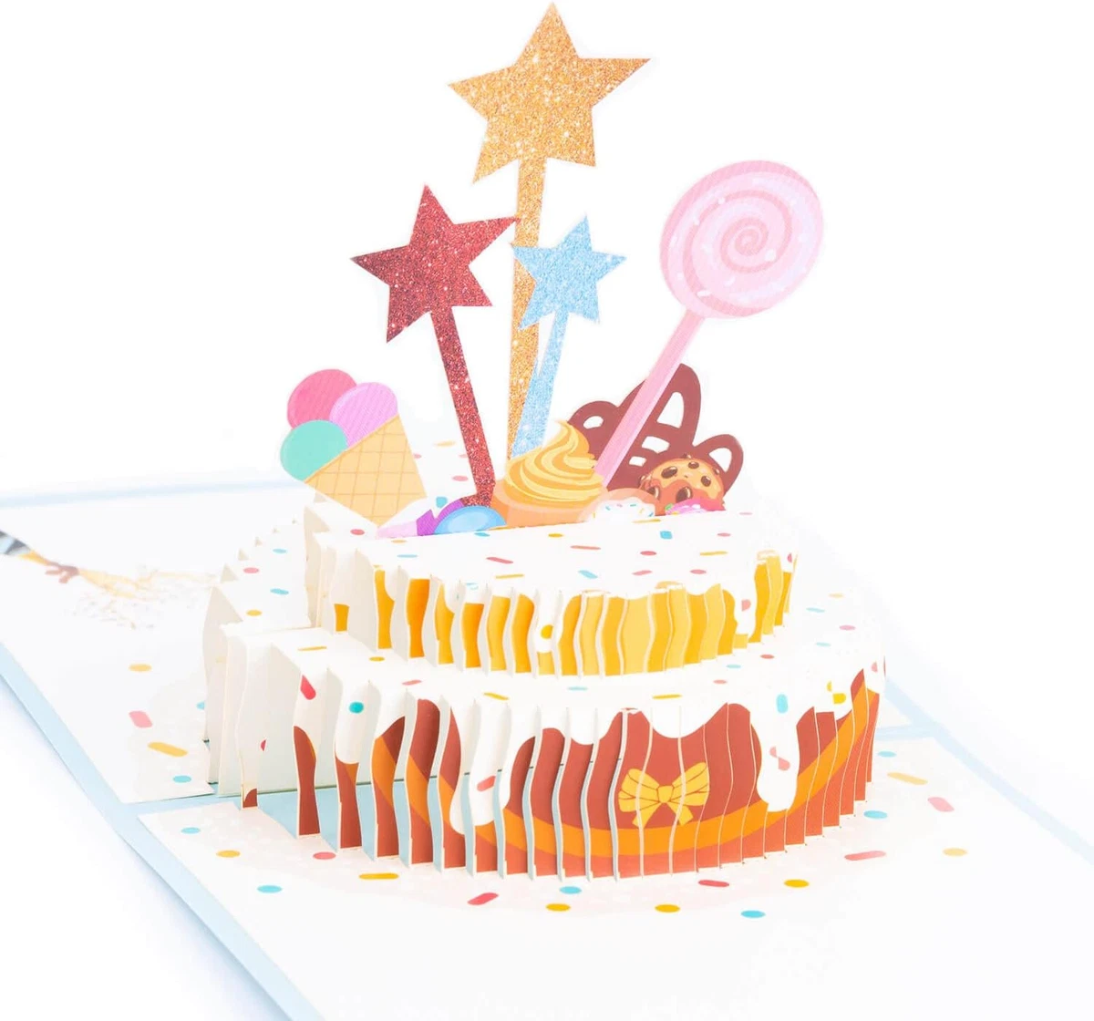 Biglietto di auguri pop-up per 18 anni, nero e oro, biglietto di auguri 3D popup con busta, regalo per donne e uomini