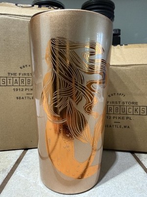 Starbucks First Store Pike Market Siren Mermaid Bronze 12oz