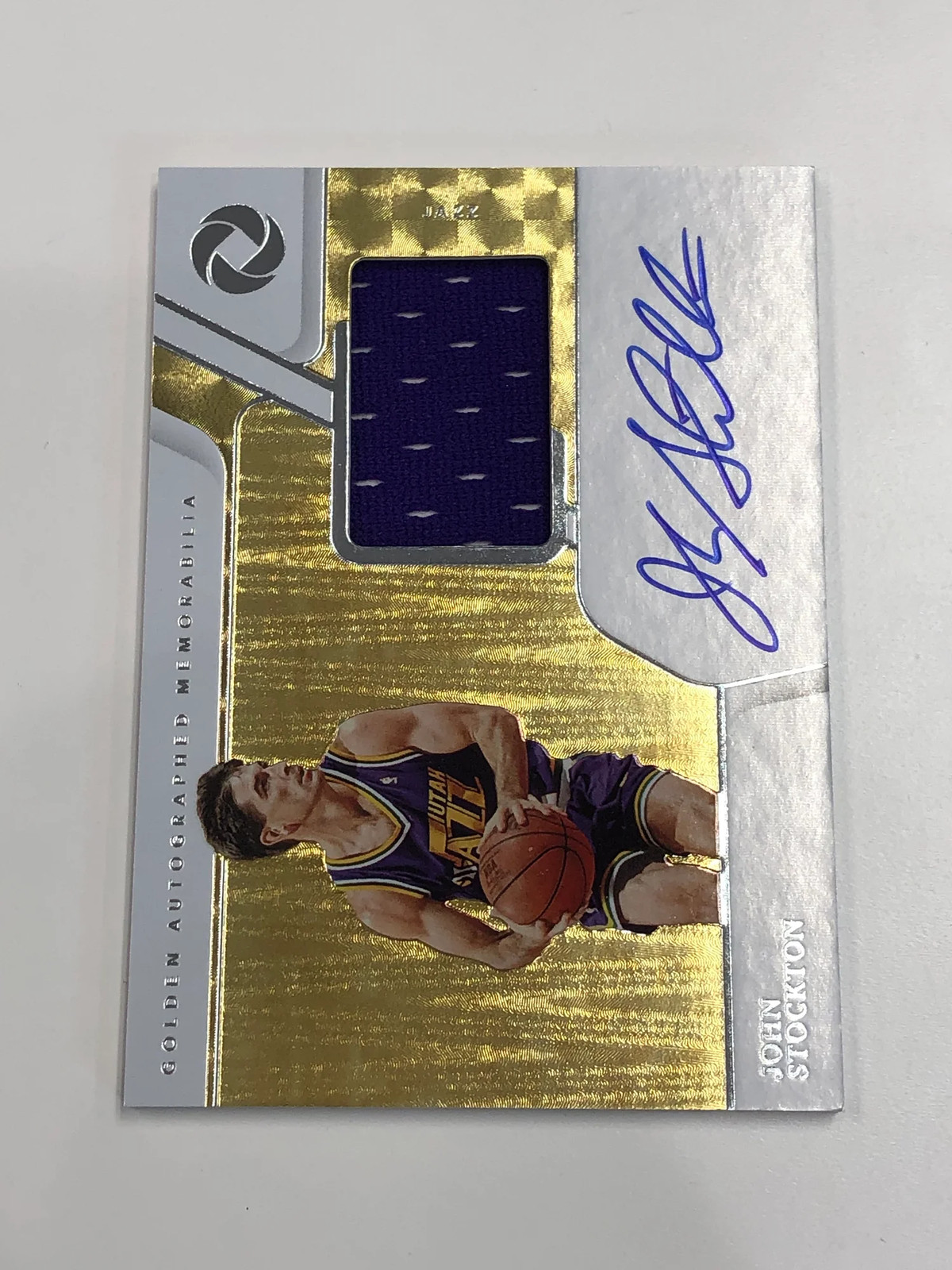 2020 Opulence John Stockton #GAM-JS Autograph 10/49 Patch