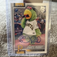 2026 Topps Series 1 Celebration SSP Pirate Parrot Auto 47 /99