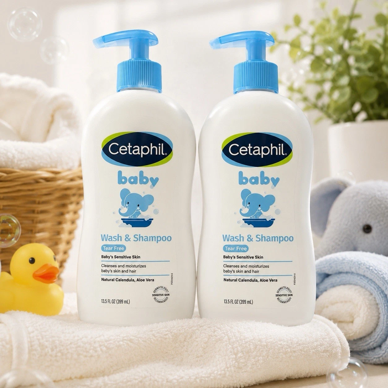 2 Cetaphil Baby Wash Shampoo Tear Free Sensitive Skin Baby Bath Bundle Gentle
Opens in a new window 