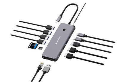 Verbatim CMH-14 USB Typ-C 5000 Mbit/s Silber