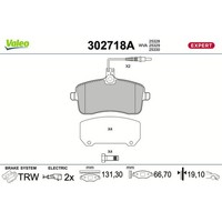 Valeo 302718A Bremsbelagsatz FüR Peugeot 407 6D 6E