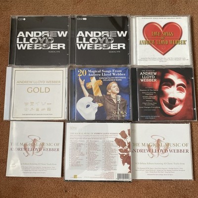 Andrew Lloyd Webber - 9 discs CD Job Lot Bundle Set Albums Greatest Masterpieces
