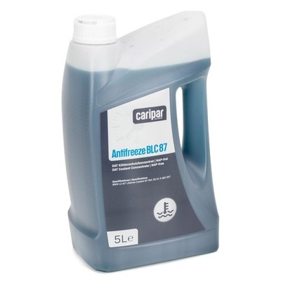 5L CARIPAR ANTIFREEZE BLC 87 Frostschutz Kühlerfrostschutz Konzentrat BLAU/GRÜN