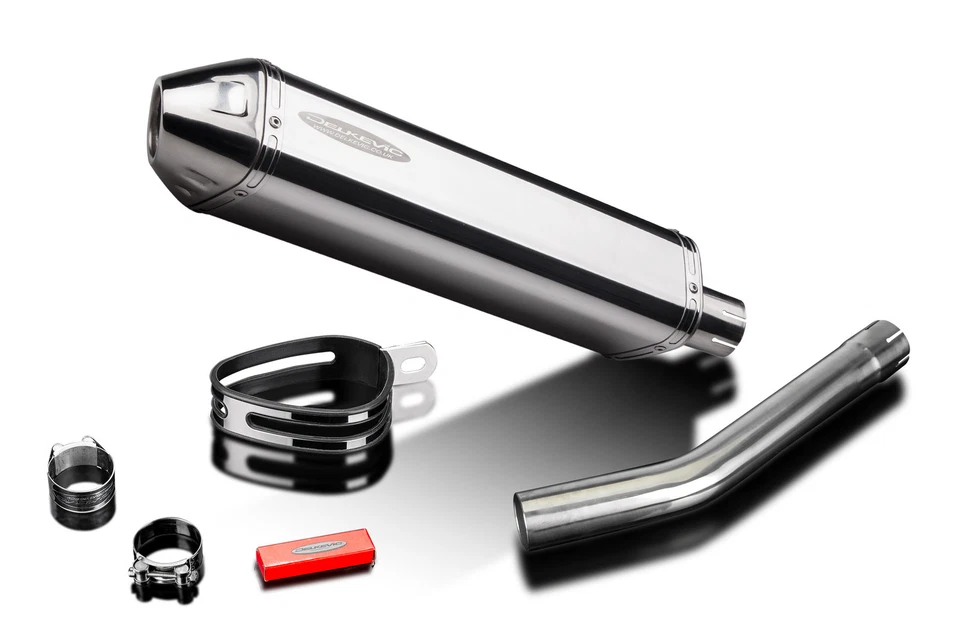 雅马哈 FZR1000 Delkevic 一脚蹬排气 17 英寸不锈钢三孔消声器 89-95 — 第 3/3 张图片