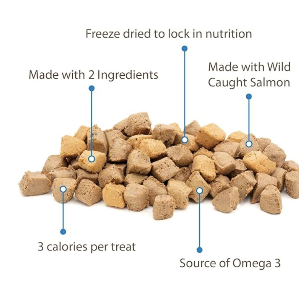 Salmon Bites Dog Food Topper for Small Medium Large Dogs 3.2 oz