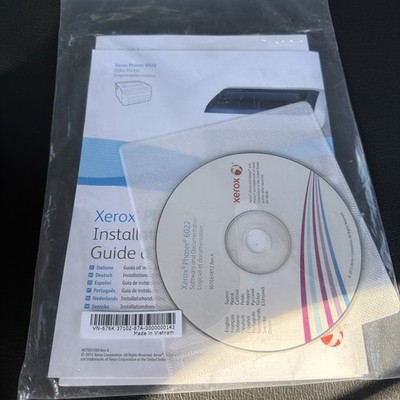 Xerox Phaser 6022 CD Setup Installation CD ROM Software and Doc.  Driver Disk