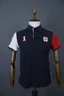 Hackett London England Multi Color Piqué Cotton Short Sleeve Polo Shirt Size M
