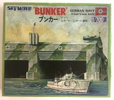 SkyWave #SW-400 5 in Series German Navy Bunker S & U Boat Base 1:700 Model MIOB