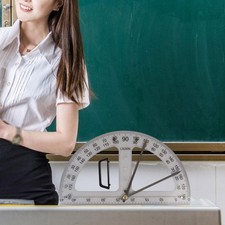 Protractor Math Geometry Ruler Large Digital Teacher Aids Drawing Math Geometry