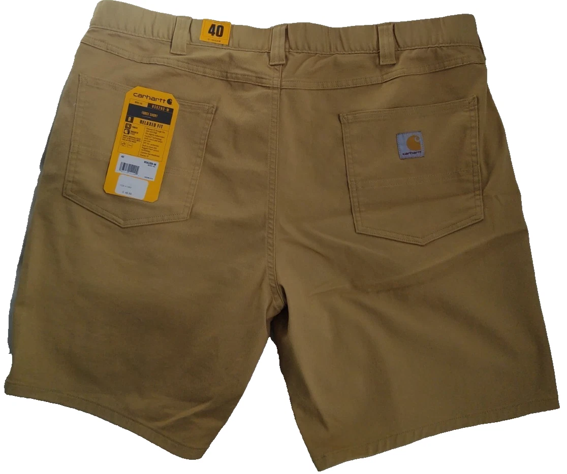Carhartt Mens Rugged Flex Relaxed Fit Force Shorts Size 40