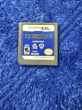 Nintendo DS Rockband 3 Video Game Cartridge 
