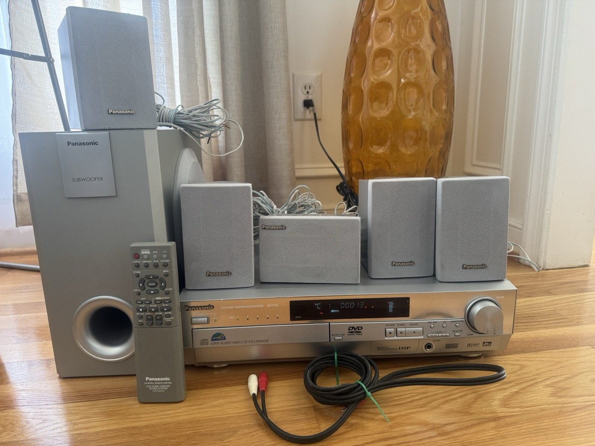 Panasonic Sa-ht80 Home 5 DVD Disc Theater Sound System With