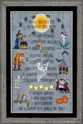 All Hallows Eve GP-192 by Glendon Place cross stitch pattern
