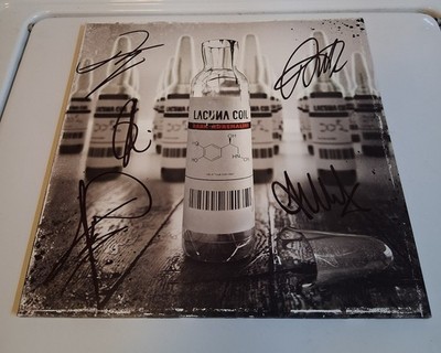 Lacuna Coil - Dark Adrenaline (LP 2023 Svart) RSD Signed by the band