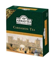 Ahmad Tea Cardamom- Exclusive Quality Caffeinated Black Tea  -100 teabags