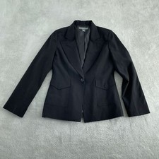 Josephine Chaus Womens Black Blazer Jacket Size 4 4583