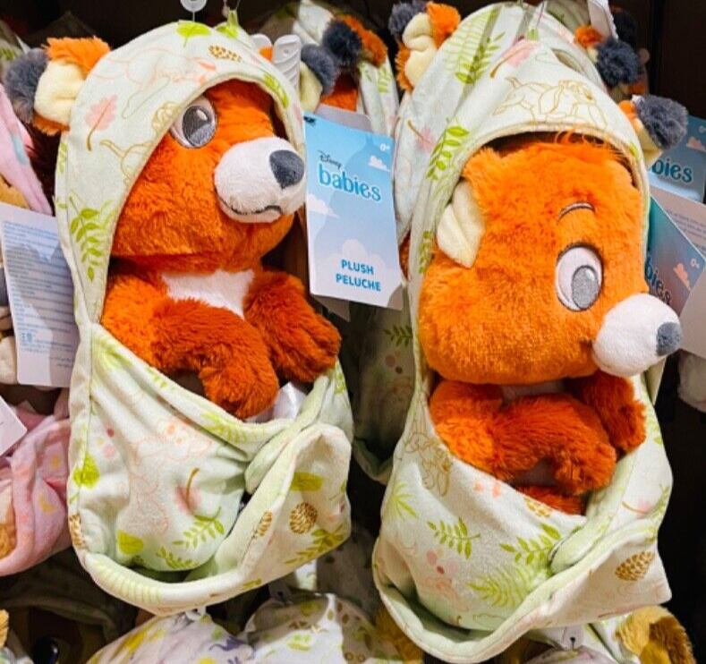 Disney Parks Disney Babies Tod Fox and The Hound Plush in Blanket