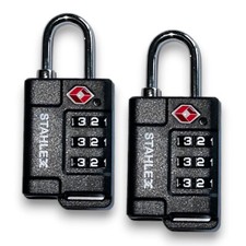2 x TSA Reiseschloss Zahlenschloss Gepäckschloss Kofferschloss Trolley Sicherung