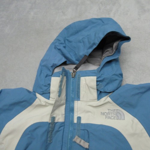 The North Face Jacket Girls Medium Blue Insulated HyVent Hooded Waterproof Ski - Picture 10 of 16