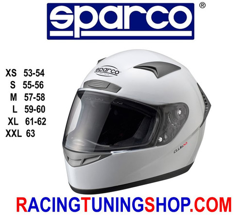 CASCO KART MOTO SPARCO CLUB X1 OMOLOGAZIONE ECE - INTEGRALE TG XS S M L XL  XXL | eBay