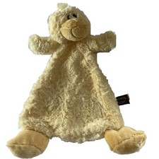 Demdaco Yellow Duck Plush Baby Lovey Security Blanket 12" Baby Rattle Toy